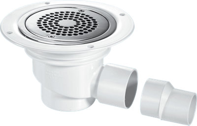 McAlpine TSG1-ANTI/LIG 75mm Water Seal Trapped Gully, Clamp Ring and Cover Plate, 2" Horizontal Outlet and 2" x 1" Socket Reducer Price Comparisons | Compare The Build