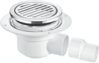 McAlpine TSG50-R125SS 50mm Water Seal Trapped Gully, Tile/Grating with ...