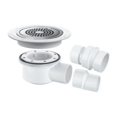 McAlpine TSG52ANTI/LIG TwoPiece 50mm Water Seal Trapped Gully, Clamp