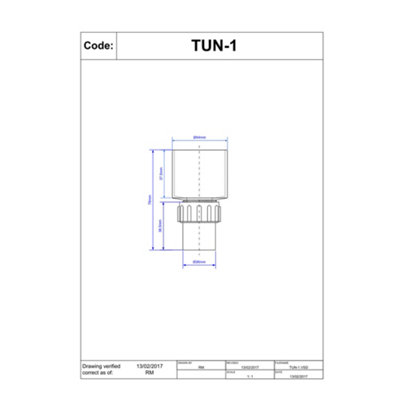 McAlpine TUN-1 1