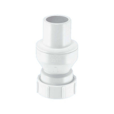 McAlpine Universal Outlet Vertical In-Line Convalve Non-Return Valve ...