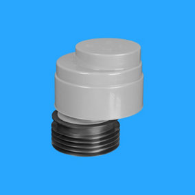 McAlpine VP100 Ventapipe 100 Air Admittance Valve with dual fit synthetic rubber seal outlet for 3"/75mm or 4"/110mm soil pipe