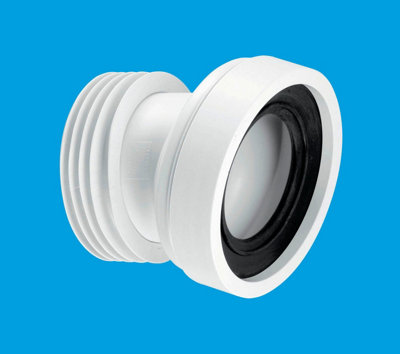 McAlpine WC-CON8V WC Connector Inc Pipe Boss 90° Bend