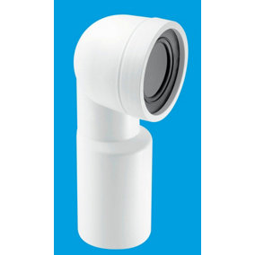 McAlpine WC-CON9 90 degree Bend Adjustable Length Rigid WC Connector