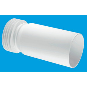 McAlpine WC-EXTA Adjustable Length Straight Extension Piece for Rigid WC Connectors