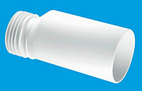 McAlpine WC-EXTD 10mm Offset Adjustable Length Extension Piece for Rigid WC Connectors