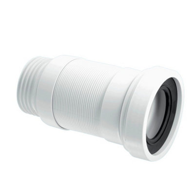 McAlpine WC-F18S 97-107mm Inlet x 3.5"/90mm Outlet Flexible WC Connector