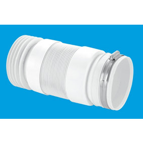 McAlpine WC-F21R 97-107mm Inlet Flexible WC Connector for Back to Wall WC Pan