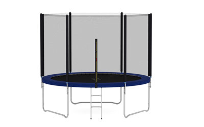 MCC Direct 10ft Kids Trampoline with safety enclosure DIY at B Q