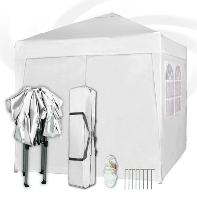 MCC Direct 2X2 Pop up White Gazebo with Sides