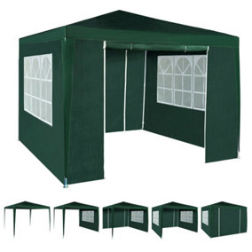 MCC Direct 3x3 Event Gazebo Green with Sides