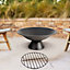 MCC Direct 56cm Fire pit Round bowl Outdoor Firepit B