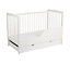 MCC Direct Brooklyn Baby Cot Bed White With Drawer