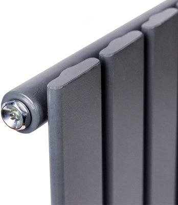 MCC Direct Designer Flat Panel Single Radiator 600x1156 Anthracite
