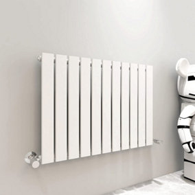 MCC Direct Designer Flat Panel Single Radiator 600x748 White