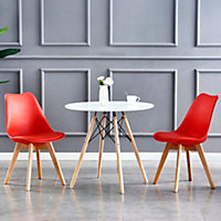 MCC Direct Eva Dining Chairs Set of 2 Red