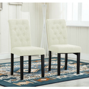 MCC Direct Fabric Dining Chairs Cream