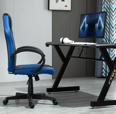 MCC Direct Gaming Chair Computer Chair with Swivel function Office Chair Blue