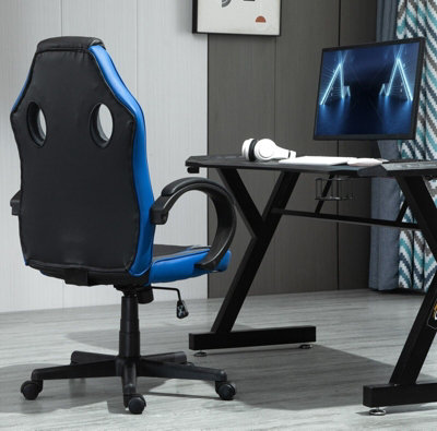 MCC Direct Gaming Chair Computer Chair with Swivel function Office Chair Blue