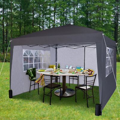 YITAHOME Gazebo Impermeabile 3 X 3 M Pieghevole Pop-Up Tendone Da Esterno