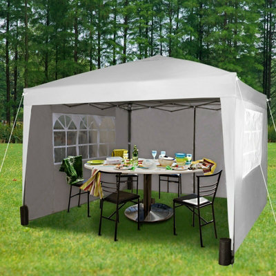 3x3 white gazebo best sale