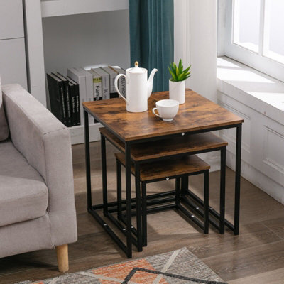MCC Direct Nest of 3 Coffee tables Walnut