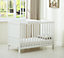 MCC Direct Orlando Wooden Baby Cot Bed White With Top Changer
