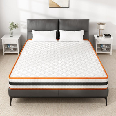 MCC Direct SuperKing Mattress Breathable Memory Foam Sprung OEKO
