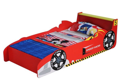 MCC Direct Toddler Bed with Car Racing Design