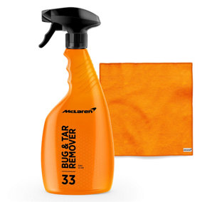 McLaren 500ml Bug & Tar Remover + Standard Micro Fiber Cloth