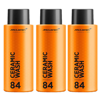 McLaren Ceramic Wash Shampoo for Coated and Uncoated Vehicles 3x500ml