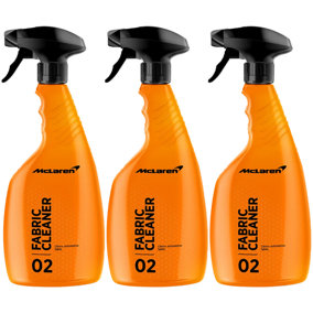 McLaren Fabric Interior Cleaner Car Upholstery Carpet & Fabric Cleaner 3x500ml