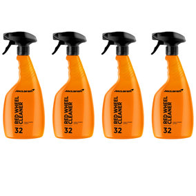 McLaren Red Wheel Cleaner Iron Fallout Remover 4x500ml