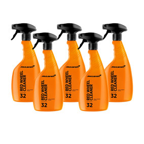 McLaren Red Wheel Cleaner Iron Fallout Remover 5x500ml