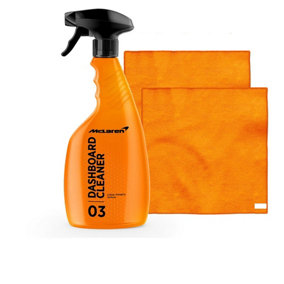 McLaren Set 500ml Dashboard Cleaner + Standard Micro Fiber Cloth x2