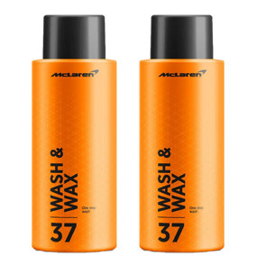 McLaren Wash and Wax Concentrated Ph Neutral Shampoo and Wax 2x500ml