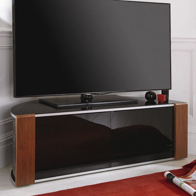 Mda designs sirius 1200 black corner tv cabinet discount