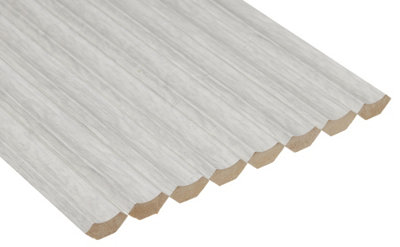 MDF Laminate Scotia Beading - Washed Grey 56, 240cm