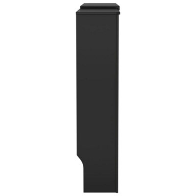 MDF Radiator Cover Black 205 cm - 4