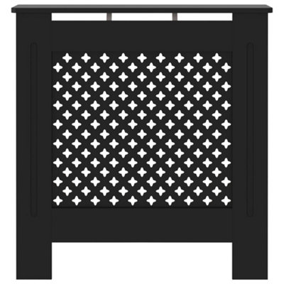 MDF Radiator Cover Black 78 cm - 3