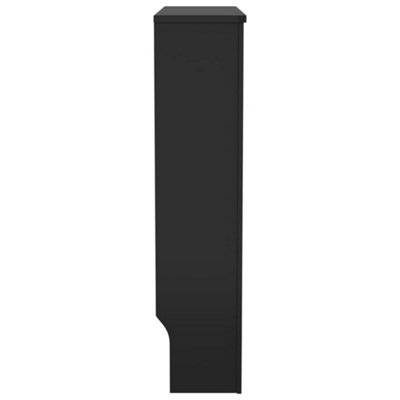 MDF Radiator Cover Black 78 cm - 4