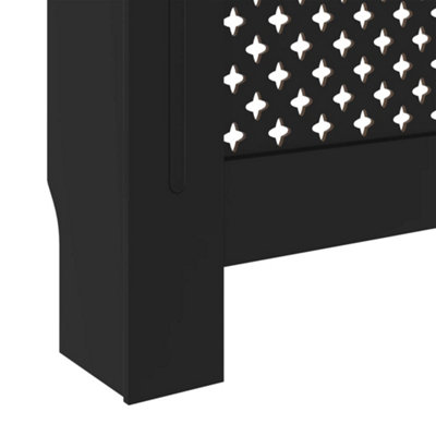 MDF Radiator Cover Black 78 cm - 6