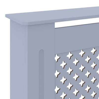 MDF Radiator Cover Grey 205 cm - 6