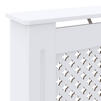 MDF Radiator Cover White 78 cm - 5