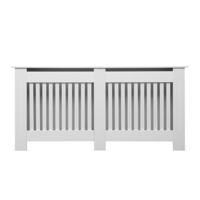 MDF Radiator Cover With Modern Cabinet Top Shelving (Extra Large)