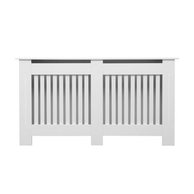 MDF Radiator Cover With Modern Cabinet Top Shelving (Large)