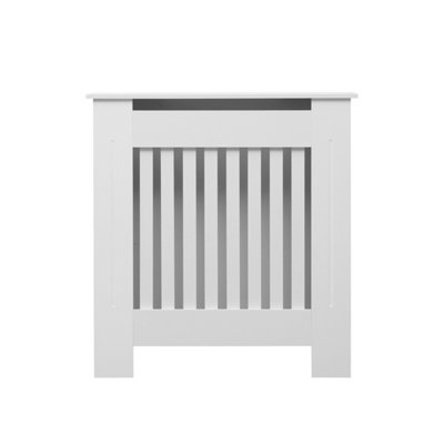 MDF Radiator Cover With Modern Cabinet Top Shelving (Small)