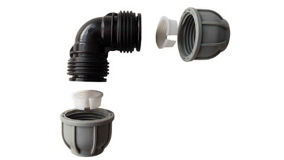 mdpe ELBOW compression fittings for water/irrigation mdpe water supply pipe  25mm