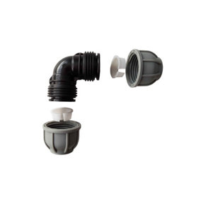 mdpe ELBOW compression fittings for water/irrigation mdpe water supply pipe  25mm