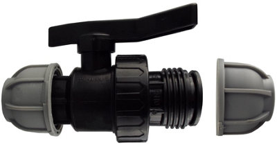 mdpe water pipe plumbing fittings-compression flow control valves for drinking water/irrigation supply   20mm - 3